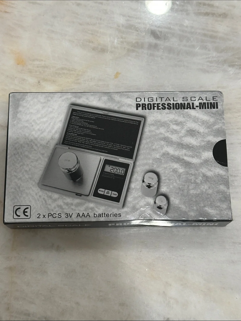 Professional-Mini Digital Scale - Silver